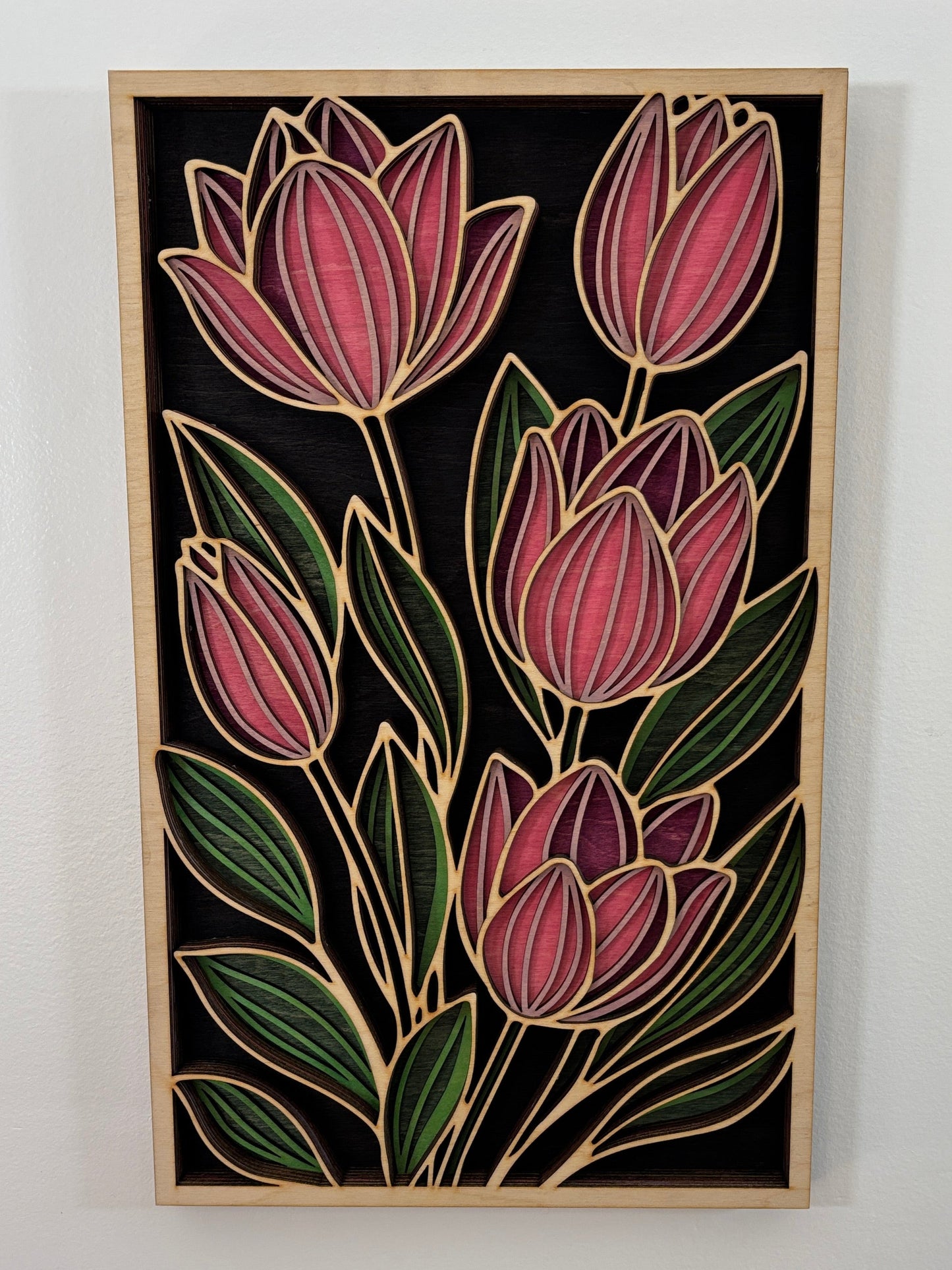 Tulips Flower Wall Art