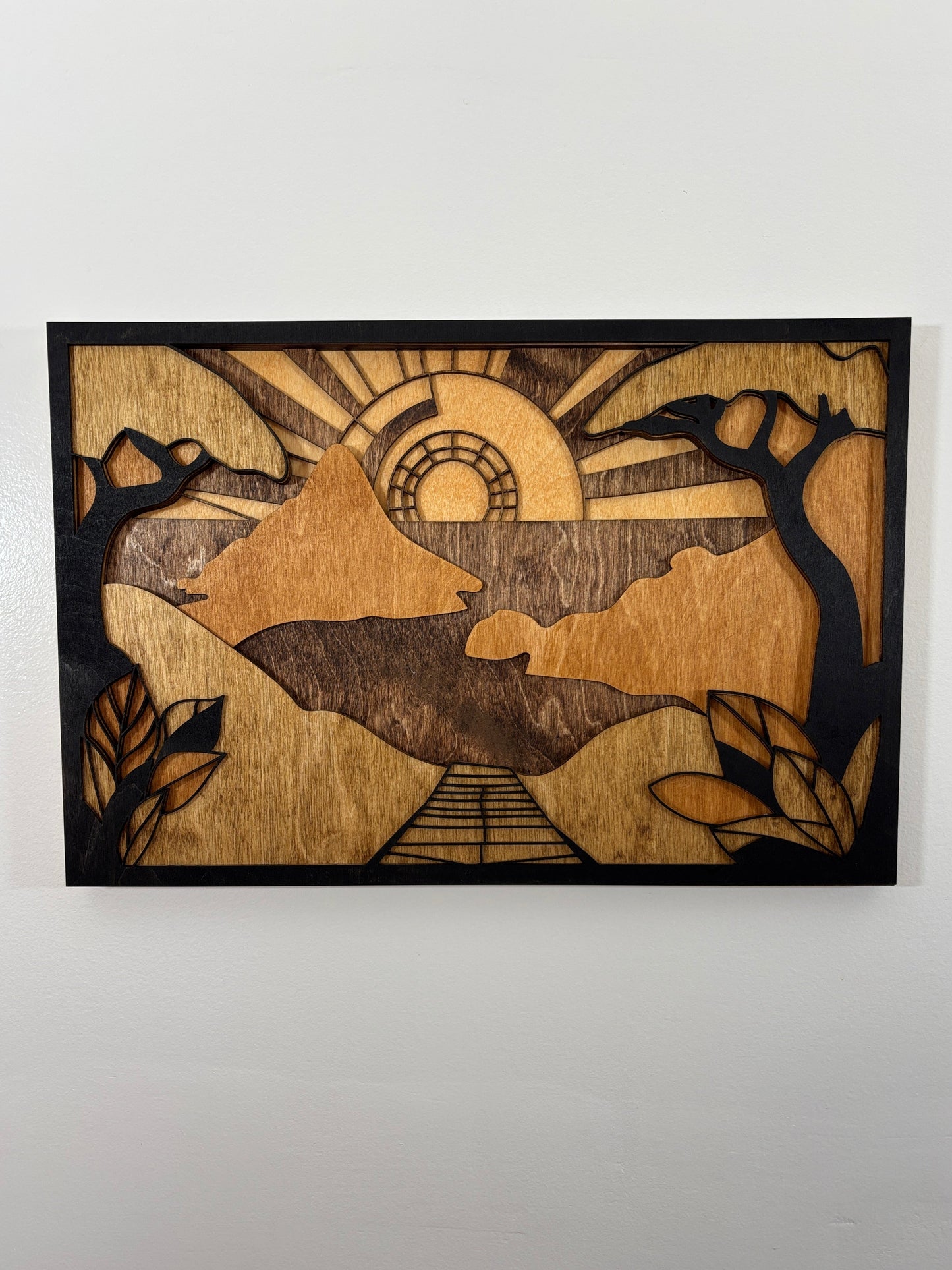 Sunset Scene Wall Art