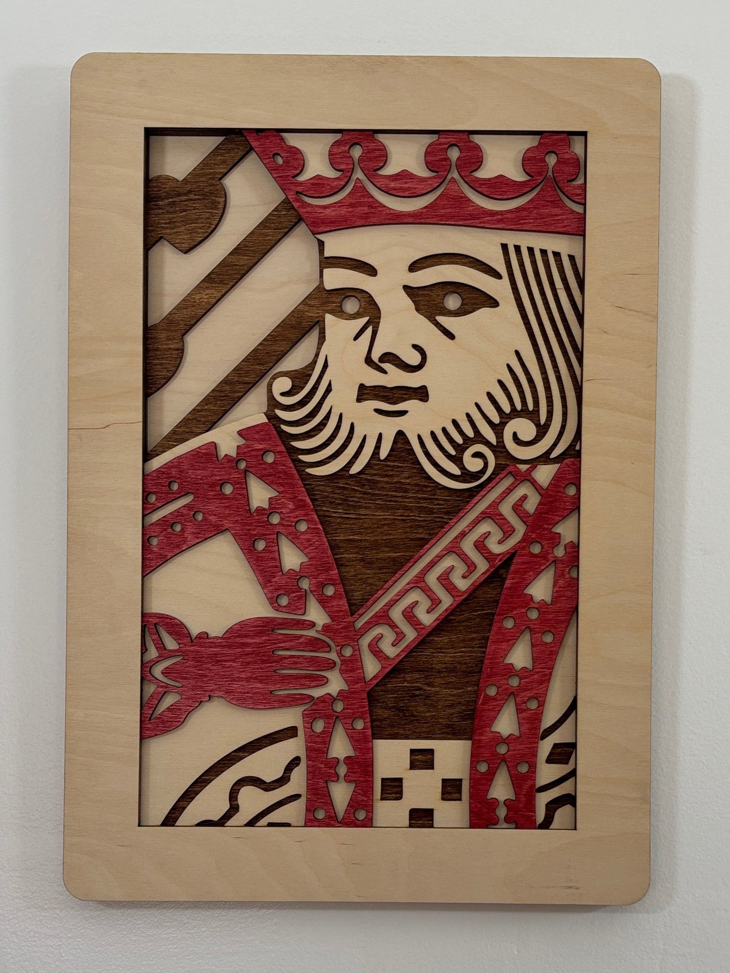 King Card Wall Art