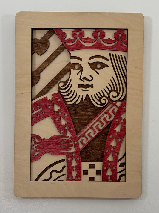 King Card Wall Art