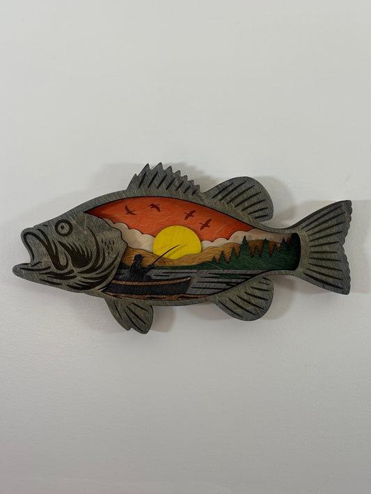 Bass Fish Wall Art