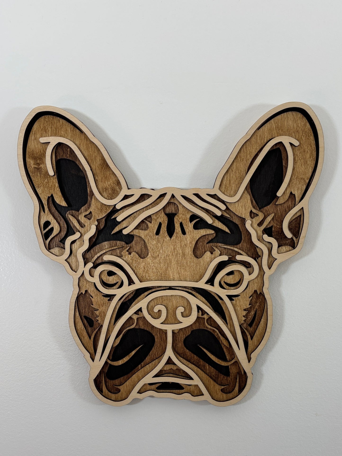 Frenchie Dog Head Wall Art