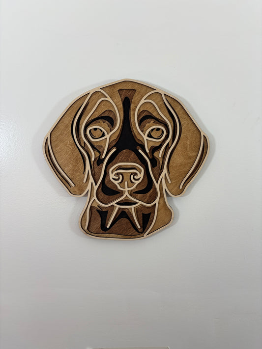 Beagle Dog Head Wall Art