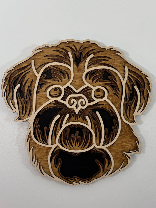 Shih Tzu Head Wall Art