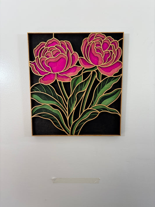 Peonese Flower Wall Art