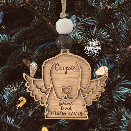 Personalized Dog Memorial Ornament